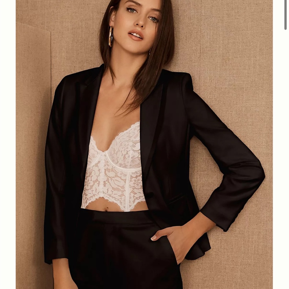 Anthropologie The Tailory New York x BHLDN Joanie Suit jacket Size 12